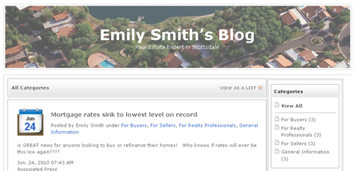 Get the latest story on Emily Smith's Offcial Blog site!